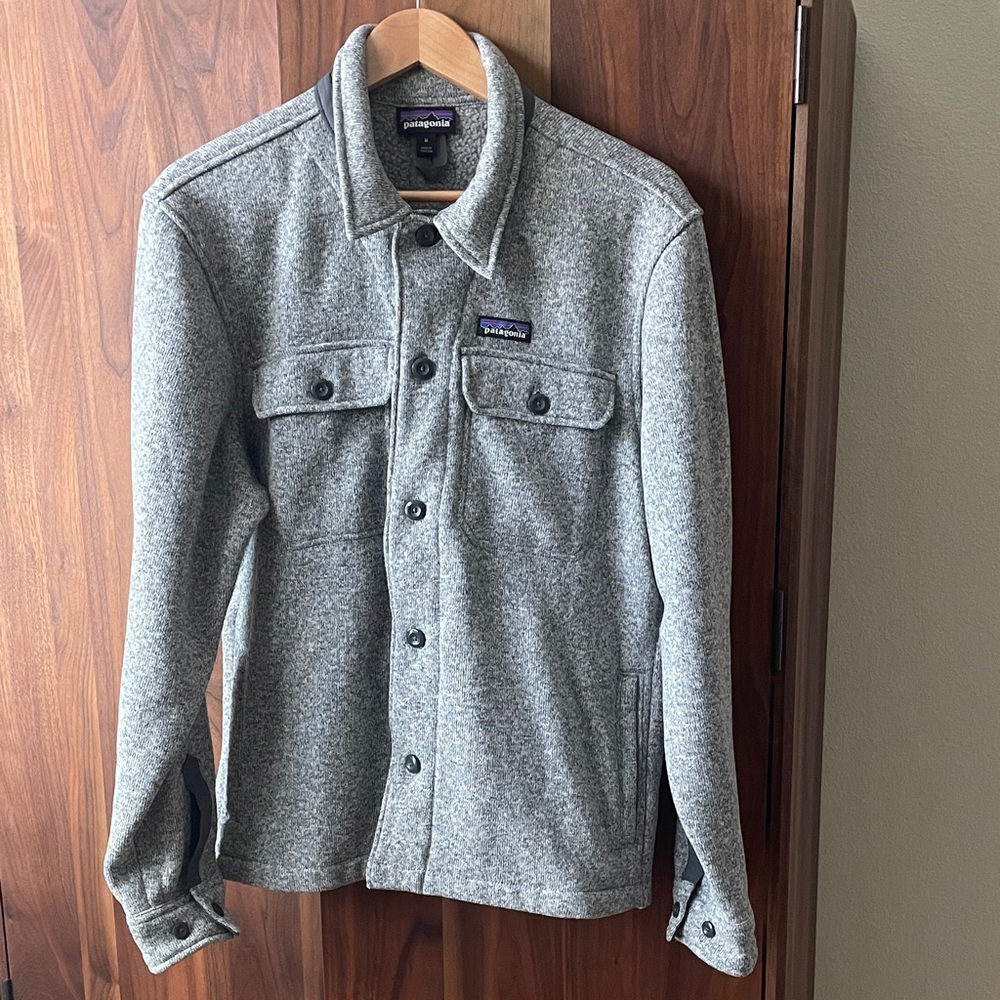 Patagonia Gray Fleece Shirt Jacket-New